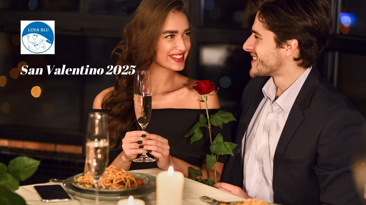 San Valentino 2025 al Ristorante Luna Blu Parma | Menù di Pesce Musica dal vivo Parcheggio Wifi Cucina Casalinga Dehors Music